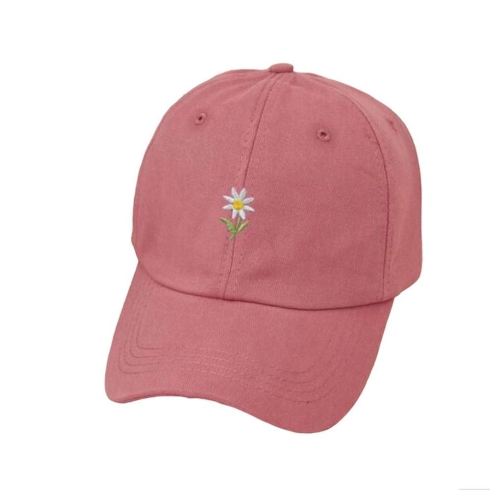 Daisy Embroidered Baseball Cap - Picture 3 of 3